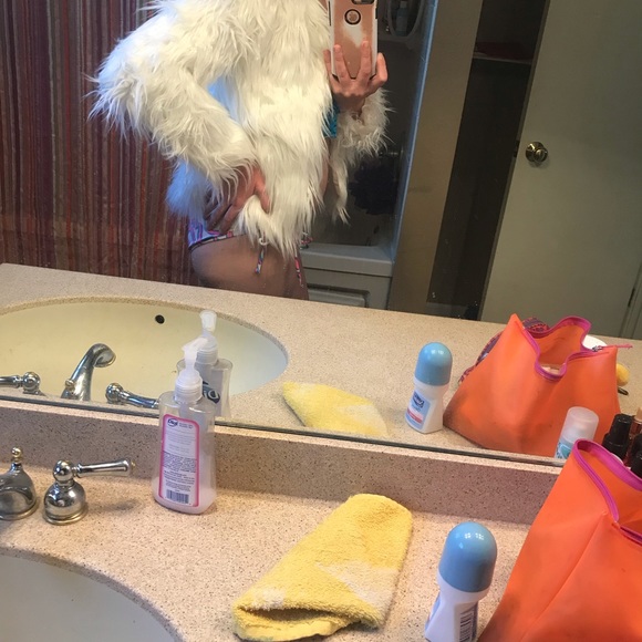 Jackets & Blazers - LED Fluffy Rave Jacket